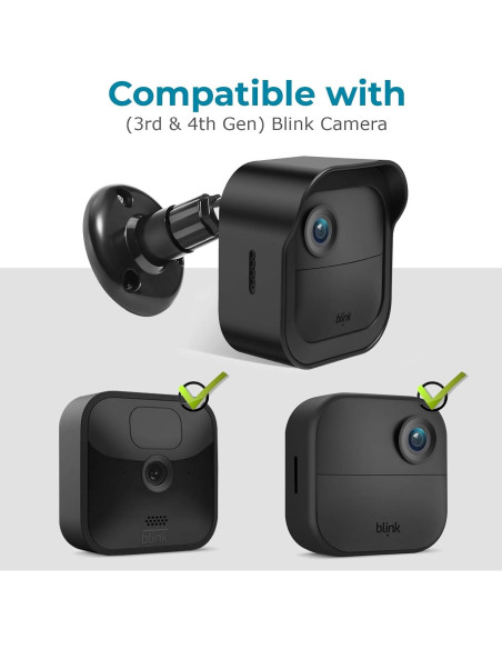 Soporte de Pared para Cámara Exterior Blink - 5 Paquete Negro Soporte de Pared para Cámara Exterior Blink - 5 Paquete Negro