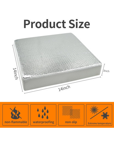 Aislante Universal Runfider 14x14x3 cm para Ventilación RV