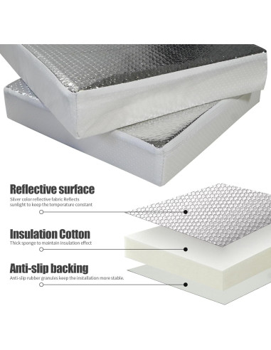 Aislante Universal Runfider 14x14x3 cm para Ventilación RV