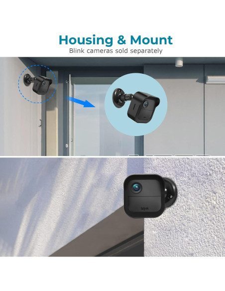Soporte de Pared para Cámara Exterior Blink - 5 Paquete Negro Soporte de Pared para Cámara Exterior Blink - 5 Paquete Negro