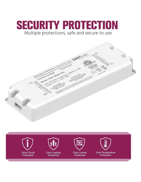 Controlador Regulable Triac EMITEVER 25W 24V 2 Pcs LED