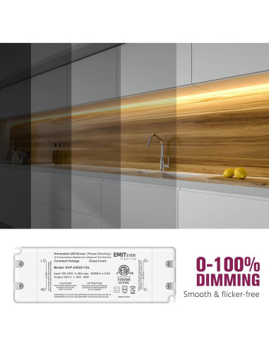 Controlador Regulable Triac EMITEVER 25W 24V 2 Pcs LED