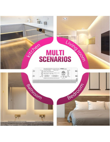 Controlador Regulable Triac EMITEVER 25W 24V 2 Pcs LED