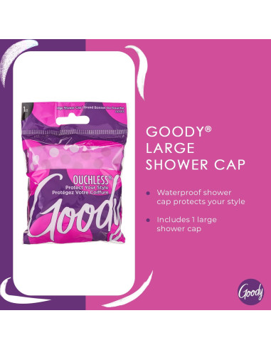 Gorro de Ducha Grande Goody Esenciales - Impermeable y Cómodo