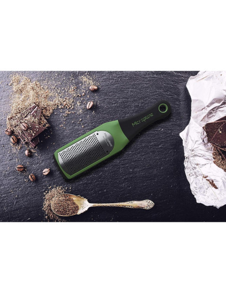 Rallador de Queso Fino Microplane Artisan Verde Acero Inoxidable