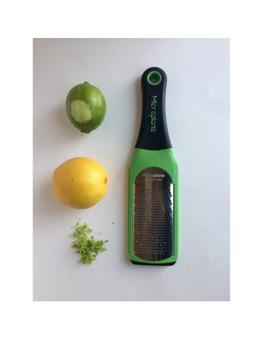 Rallador de Queso Fino Microplane Artisan Verde Acero Inoxidable