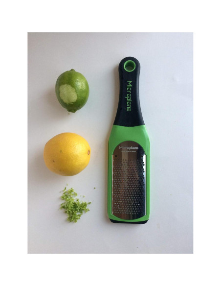Rallador de Queso Fino Microplane Artisan Verde Acero Inoxidable