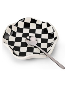 Soporte de Cuchara Cerámica Koythin Negro Resistente al Calor