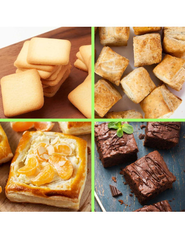 Cortador de Galletas Cuadrado HULISEN 6.99 cm Acero Inoxidable