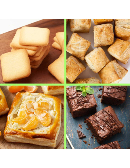 Cortador de Galletas Cuadrado HULISEN 6.99 cm Acero Inoxidable