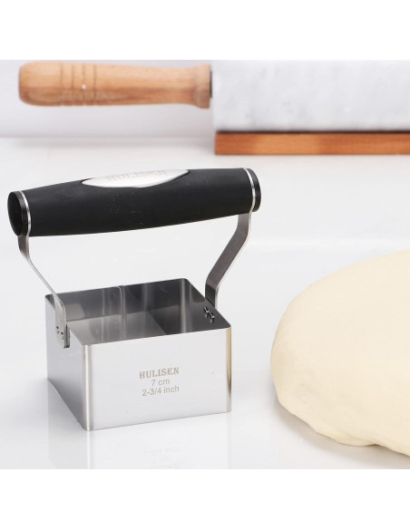 Cortador de Galletas Cuadrado HULISEN 6.99 cm Acero Inoxidable
