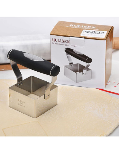 Cortador de Galletas Cuadrado HULISEN 6.99 cm Acero Inoxidable
