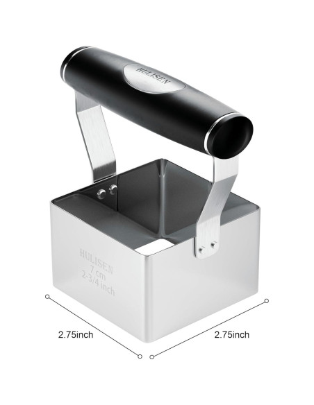 Cortador de Galletas Cuadrado HULISEN 6.99 cm Acero Inoxidable