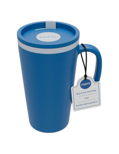 Taza de Viaje Copco Cone 500 ml - Aislante Doble Pared Azul