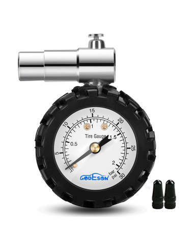 Medidor de Presión de Neumáticos GODESON Presta 0-30PSI