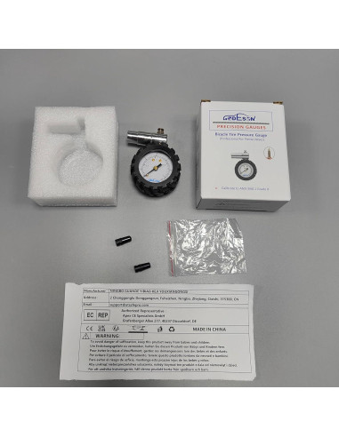 Medidor de Presión de Neumáticos GODESON Presta 0-30PSI