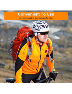 Llavero Retráctil Wonwood_direct Paquete de 3 con Cable 60 cm 2