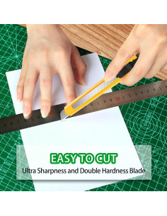 Cortador de Cajas TIFICAL 4 Pack 9mm Retráctil Ligero 2