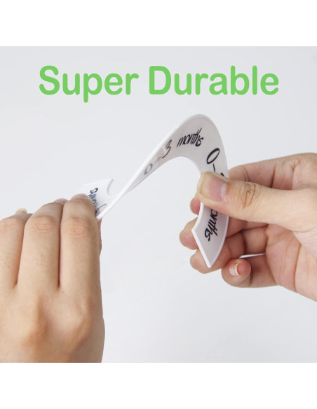 Divisores de Armario para Bebés Pro Goleem 6 PCS Organizador Blanco