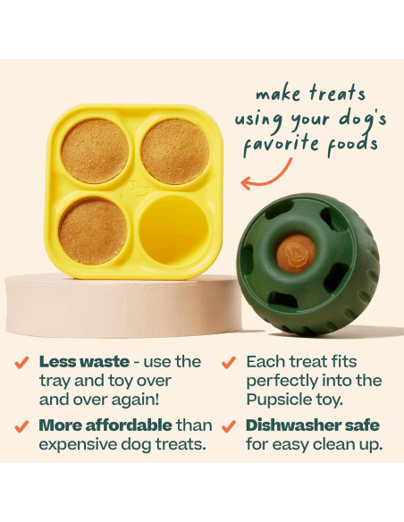 Bandeja de Moldes para Golosinas WOOF Pupsicle Pequeña 11.4 cm