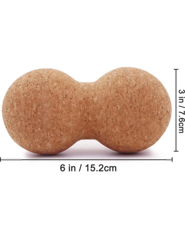 Bola de Masaje de Corcho KITWILD para Liberación Miofascial