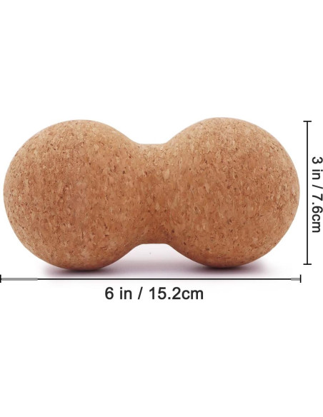 Bola de Masaje de Corcho KITWILD para Liberación Miofascial