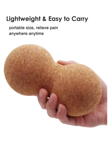Bola de Masaje de Corcho KITWILD para Liberación Miofascial