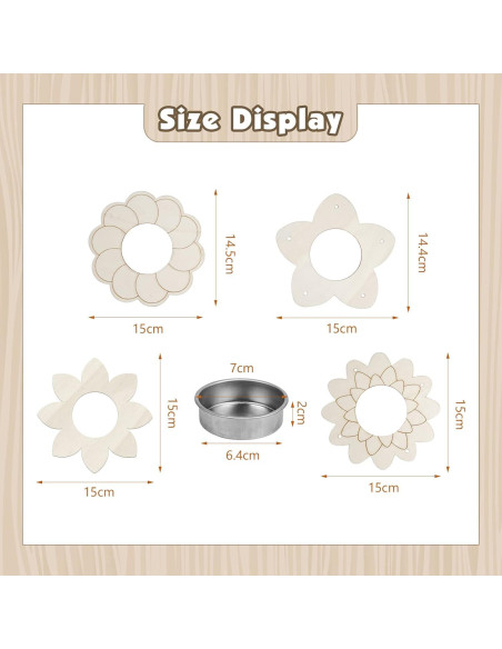 Kit de Alimentadores de Aves Fennoral para Niños - 4 Piezas DIY