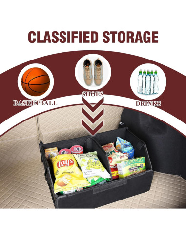 Organizador de Maletero Plegable Sunshine Sky 33 cm Cuero