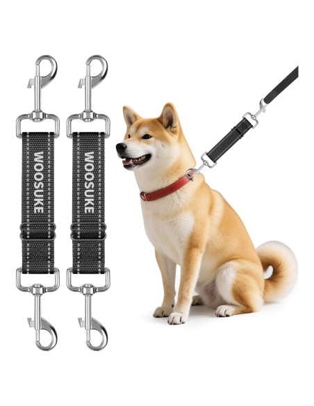 2 Clips de Seguridad para Collar de Perro Woosuke Ajustables
