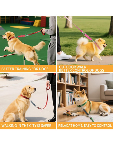 2 Clips de Seguridad para Collar de Perro Woosuke Ajustables