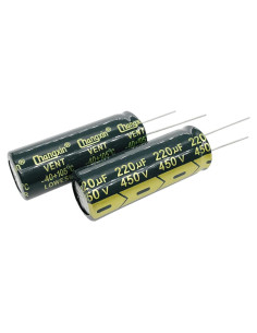 Capacitores Electrolíticos de Aluminio 220UF 450V Cermant 2Pcs