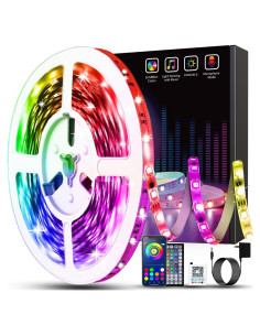 Tira LED 15,24 m Keepsmile RGB Control APP Bluetooth