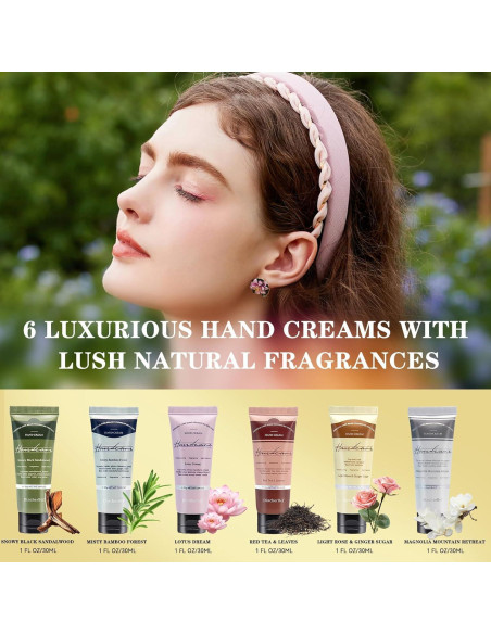 Set de Crema de Manos DincherBel 6 x 30 ml Aromas Variados