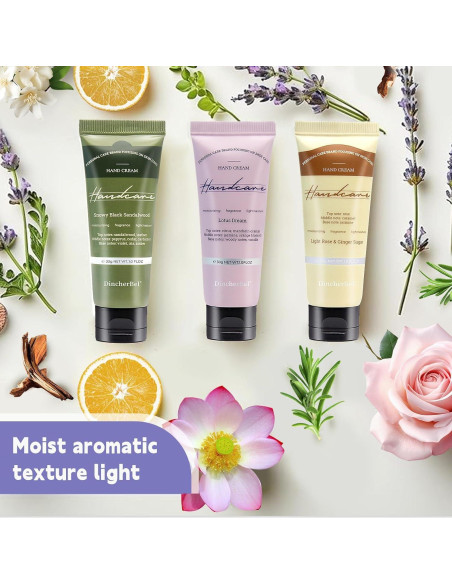Set de Crema de Manos DincherBel 6 x 30 ml Aromas Variados