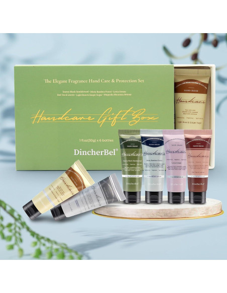 Set de Crema de Manos DincherBel 6 x 30 ml Aromas Variados