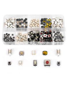 100 Interruptores Micro Momentáneos Abiertos SCOOYUCK 12x6cm