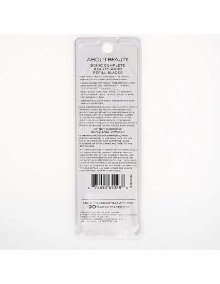 Cuchillas de Repuesto para Varita de Belleza Sonic - 4 Unidades