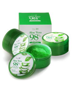 Gel Calmante de Aloe Vera Orgánico by.H - Hidratante 98% Puro