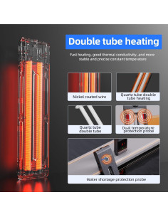 Calentador de Acuario 100W AQUASMITH para 151-189L 2