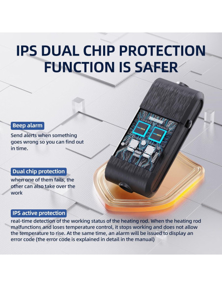 Calentador de Acuario 100W AQUASMITH para 151-189L