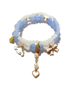 Juego de Pulseras de Cristal INENIMARTJ para Mujeres - Amistad