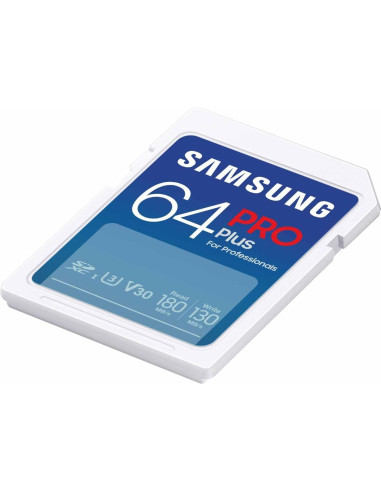 Tarjeta de Memoria SDXC Samsung PRO Plus 64GB 180MB/s