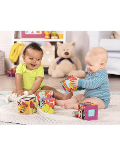 Bloques de Construcción de Tela B. toys - ABC Suaves 6 Pzs 2