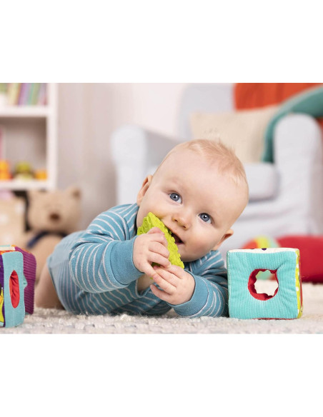 Bloques de Construcción de Tela B. toys - ABC Suaves 6 Pzs