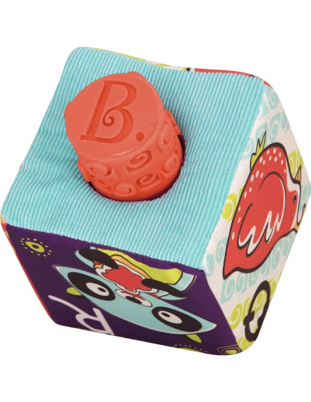 Bloques de Construcción de Tela B. toys - ABC Suaves 6 Pzs