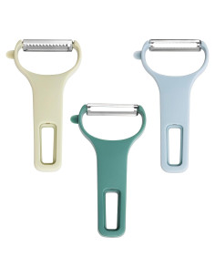 Juego de Peladores de Verduras VOGARB - 3 Cuchillas Inoxidable