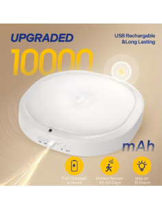 Luz de Techo Inalámbrica KNHUOS con Sensor de Movimiento 550LM 2