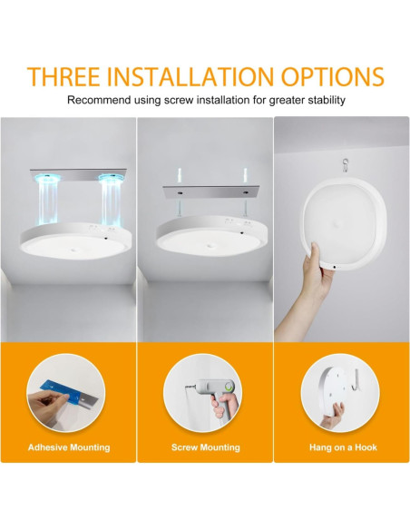 Luz de Techo Inalámbrica KNHUOS con Sensor de Movimiento 550LM