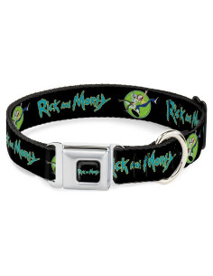 Collar para Perro Rick y Morty con Hebilla de Seguridad 24.1-33 cm